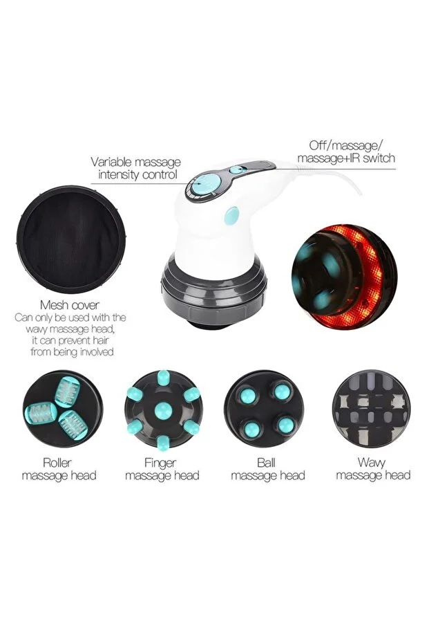 ERG-703 Infrared 5 in 1 Sıkılaştırıcı ve Selülit Giderici Vücut Masaj Aleti